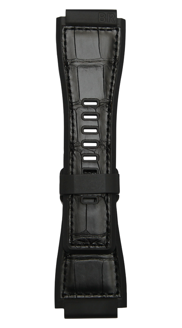 Bell & Ross Strap BR 01/03 BR-X1 Bi-Material Black Large B-AP-001 LARGE