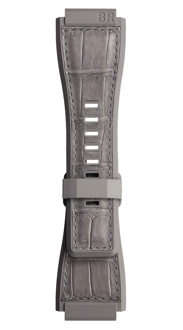 Bell & Ross Strap BR 01/03 BR-X1 Bi-Material Grey Small B-AP-002 SMALL