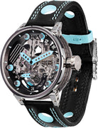 B.R.M Watch R-46 Light Blue Hands R-46-TN-ABLC