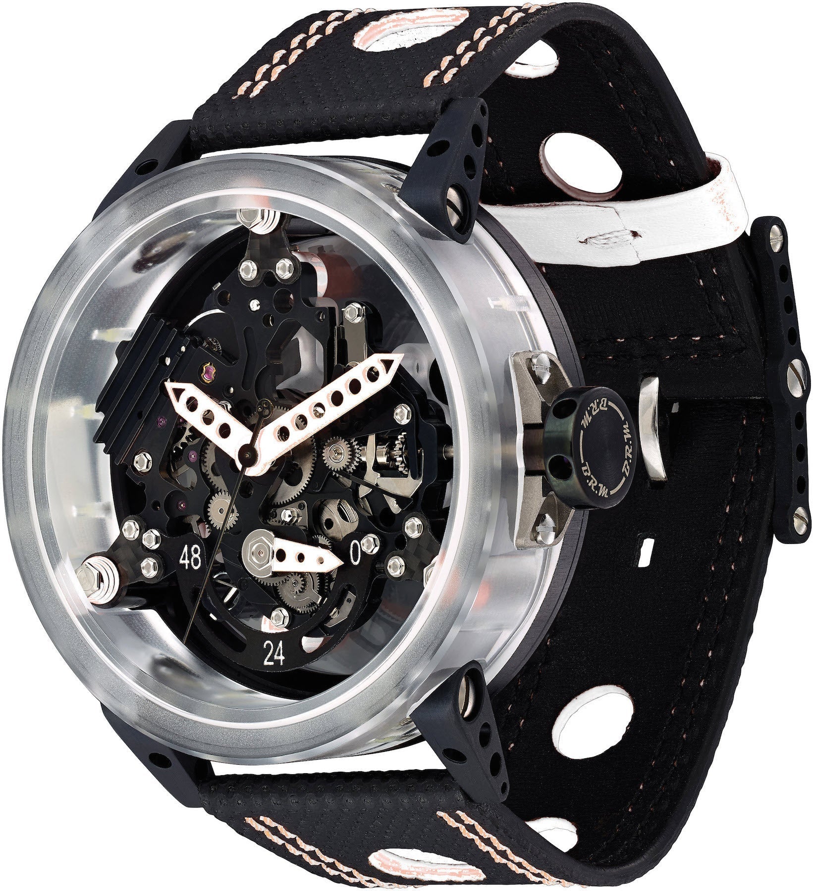 B.R.M Watch R-50 Makrolon White Hands R-50-MK-AB