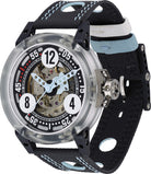 B.R.M Watch V6-44 Makrolon Light Blue Hands V6-44-MK-ABL