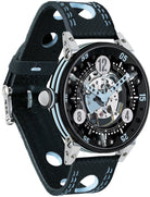 B.R.M Watch Golf Master Mens Light Blue Hands GF6-44-SA-N-SQ-ABLC
