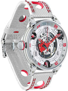 B.R.M Watch Golf Master Mens Red Hands GF6-44-SA-SQ-AR