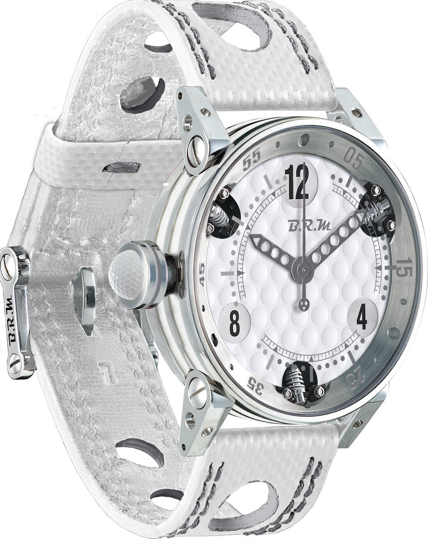 B.R.M Watch Golf Master Ladies Grey Hands GF7-38-SA-AG