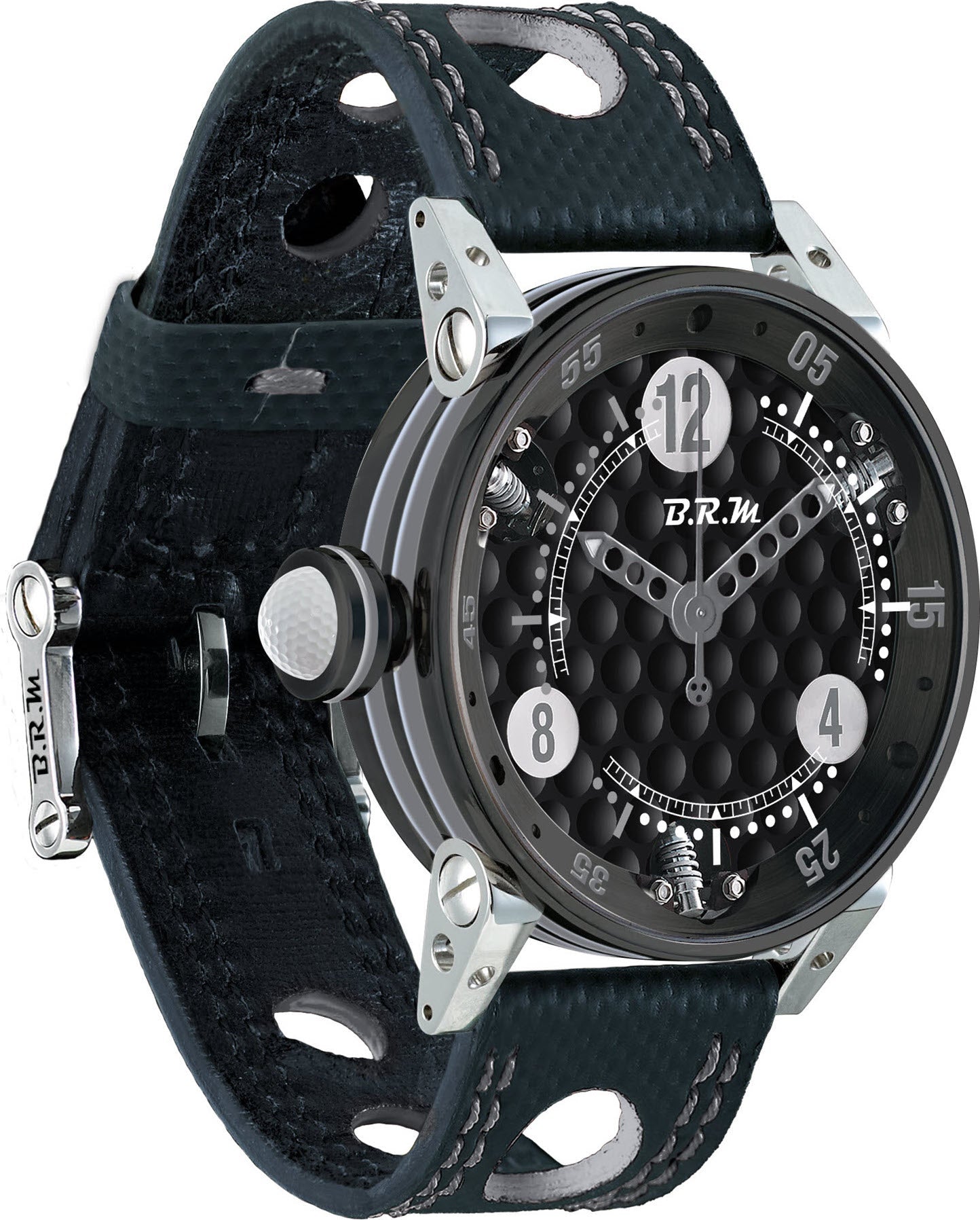 B.R.M Watch Golf Master Ladies Grey Hands GF7-38-SA-N-AGR