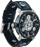 B.R.M Watch Golf Master Ladies Light Blue Hands GF7-38-SA-N-SQ-ABLC
