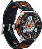B.R.M Watch Golf Master Ladies Orange Hands GF7-38-SA-N-SQ-AO
