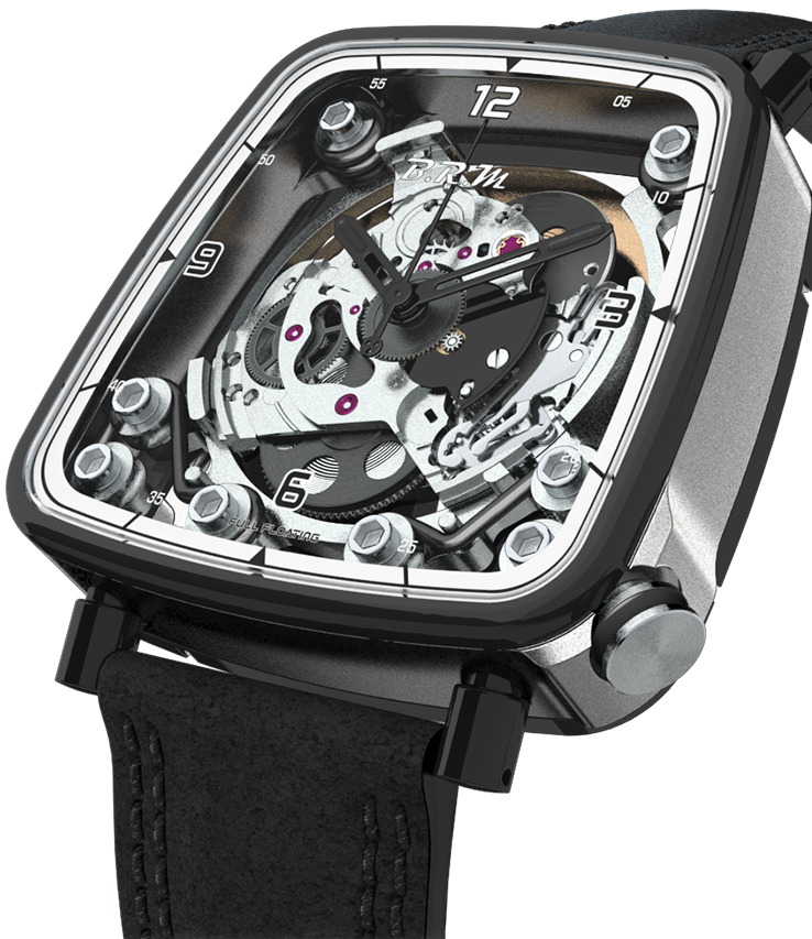 B.R.M. Watches FF39-40 Grey Titanium FF39-40-TG-LFN-N
