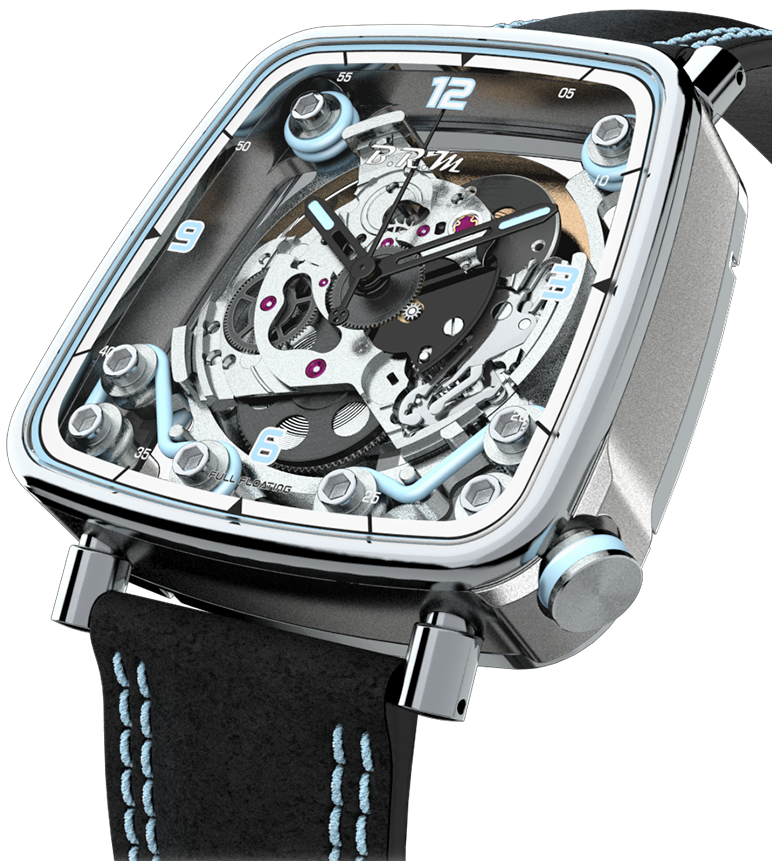B.R.M. Watches FF39-40 Grey Titanium FF39-40-TG-LFG-BLC