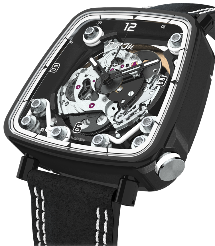 B.R.M. Watches FF39-40 Black Titanium FF39-40-TN-LFN-B