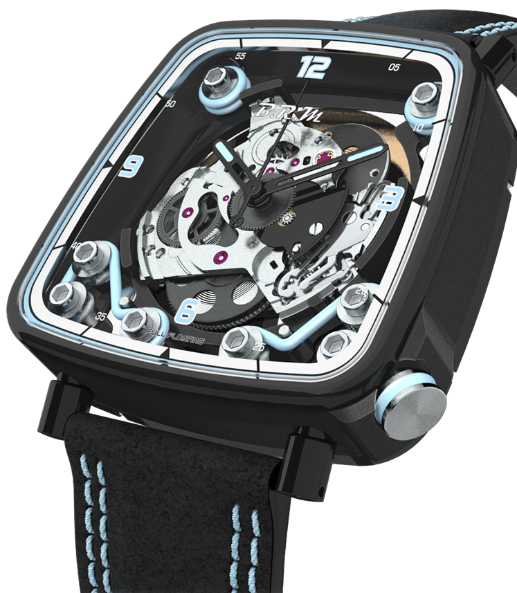B.R.M. Watches FF39-40 Black Titanium FF39-40-TN-LFN-BLC