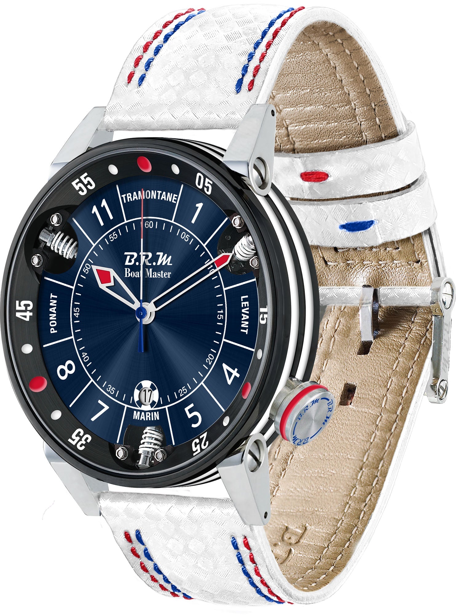 B.R.M. Watch Boat Master Chronograph Blue Sun BM6-44-SA-N-CBL-AGR-OB