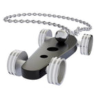 B.R.M. Key Chain Bolides by B.R.M Black w White Wheel Support Chain