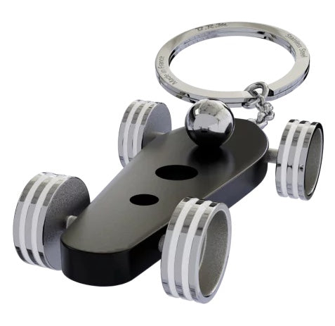 B.R.M. Key Chain Bolides by B.R.M Black w White Wheel Support Ring