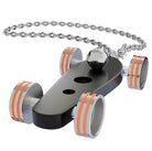 B.R.M. Key Chain Bolides by B.R.M Black w Orange Wheel Support Chain