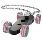 B.R.M. Key Chain Bolides by B.R.M Black w Fuchsia Wheel Support Chain