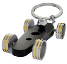 B.R.M. Key Chain Bolides by B.R.M Black w Yellow Wheel Support Ring