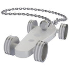 B.R.M. Key Chain Bolides by B.R.M White w White Wheel Support Chain