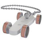 B.R.M. Key Chain Bolides by B.R.M White w Orange Wheel Support Chain