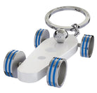B.R.M. Key Chain Bolides by B.R.M White w French Blue Wheel Support Ring
