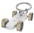 B.R.M. Key Chain Bolides by B.R.M White w Yellow Wheel Support Ring