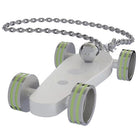B.R.M. Key Chain Bolides by B.R.M White w Apple Green Wheel Support Chain