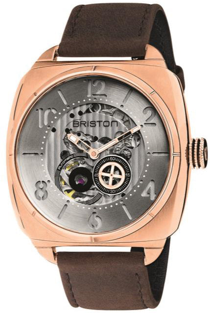 Briston Watch Streamliner Skeleton Rose Gold IP 201042.SPRG.SK.2.C