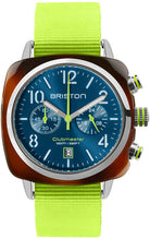 Briston Watch Clubmaster Classic Chrono Summer Vibes Peacock Blue 25140.SA.T.31.NYG