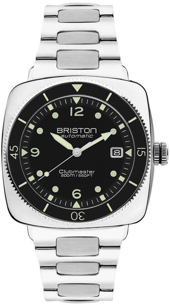Briston Watch Clubmaster Legend Diver Steel Black 241740.PS.LD.1.SB