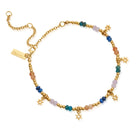 ChloBo Gold Plated Sterling Silver Nightfall Wishes Anklet CBO-500 Image 1