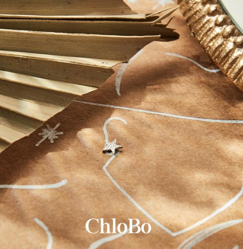 ChloBo Sterling Silver Gold Plated Sparkle Star Stud Earrings CBO-095 Image 2