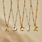 ChloBo Sterling Silver Initial Necklace A CBO-252 Image 3