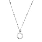 ChloBo Sterling Silver Initial Necklace O CBO-266 Image 1