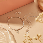 ChloBo Sterling Silver Interlocking Love Heart Necklace CBO-111 Image 4