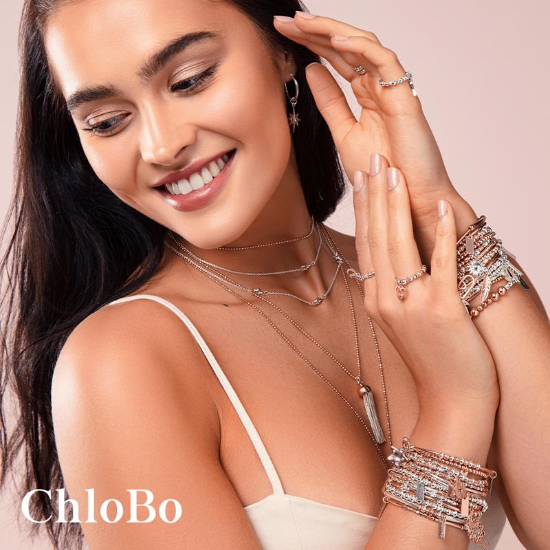 ChloBo Sterling Silver Mini Noodle Ball Heart In Heart Bracelet CBO-032 Image 2