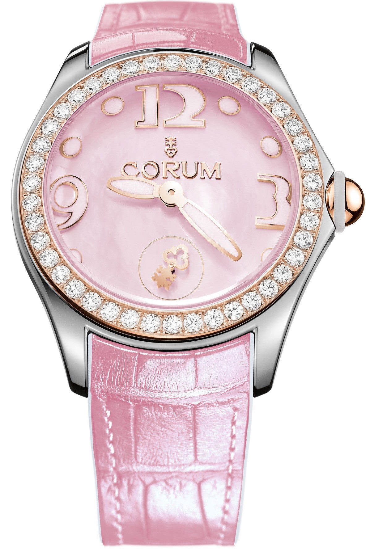 Corum Watch Bubble Mother of Pearl Ladies Pink Diamond L295/03051