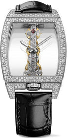 Corum Watch Golden Bridge Men Snow Diamond B113/03854