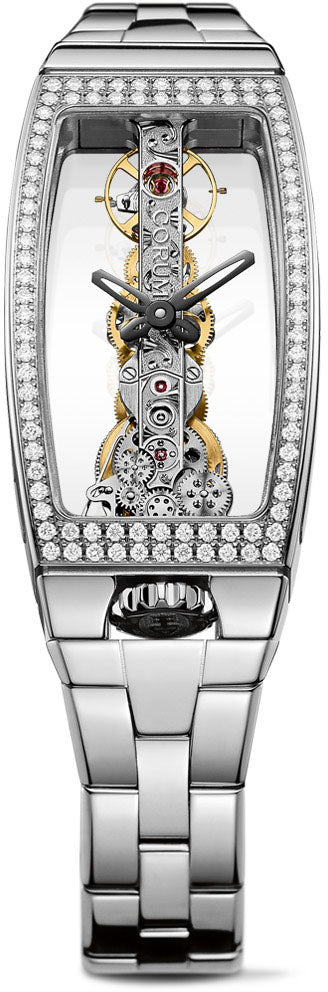 Corum Watch Goldem Bridge Miss White Gold Diamonds B113/00976