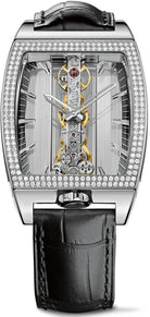 Corum Watch Goldem Bridge Classic White Gold Diamonds B113/03196