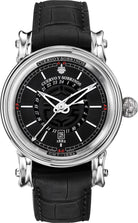 Cuervo y Sobrinos Watch Torpedo Pirata GMT Black 3052.1NGMT