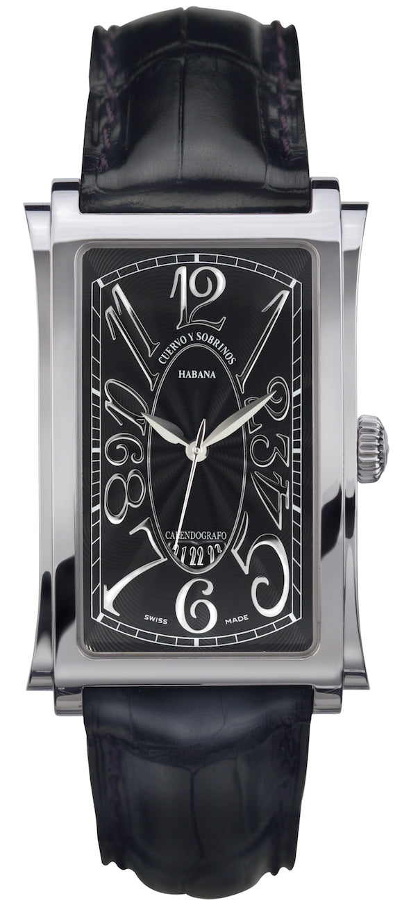 Cuervo y Sobrinos Watch Prominente Solo Tiempo 1012.1NG