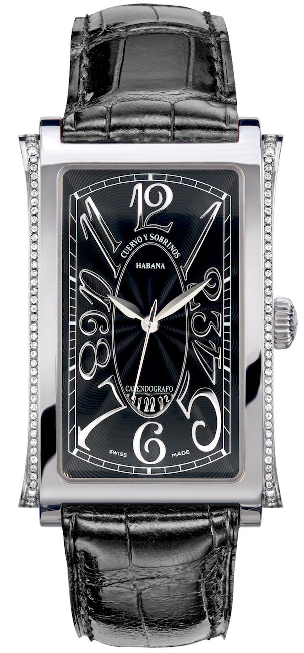 Cuervo y Sobrinos Watch Prominente Solo Tiempo 1012.1NG-G