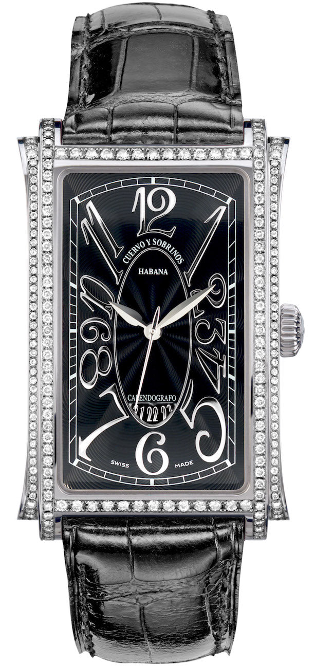 Cuervo y Sobrinos Watch Prominente Solo Tiempo 1012.1NG-SP