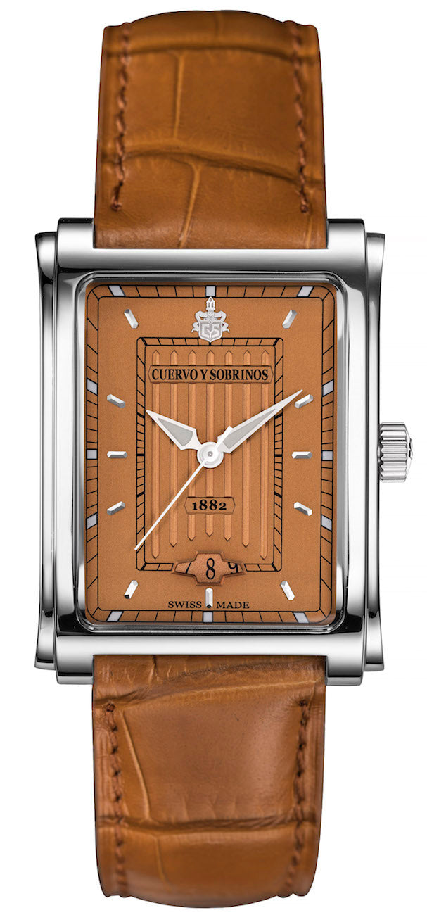 Cuervo y Sobrinos Watch Prominente Caramelo 1015.1CO