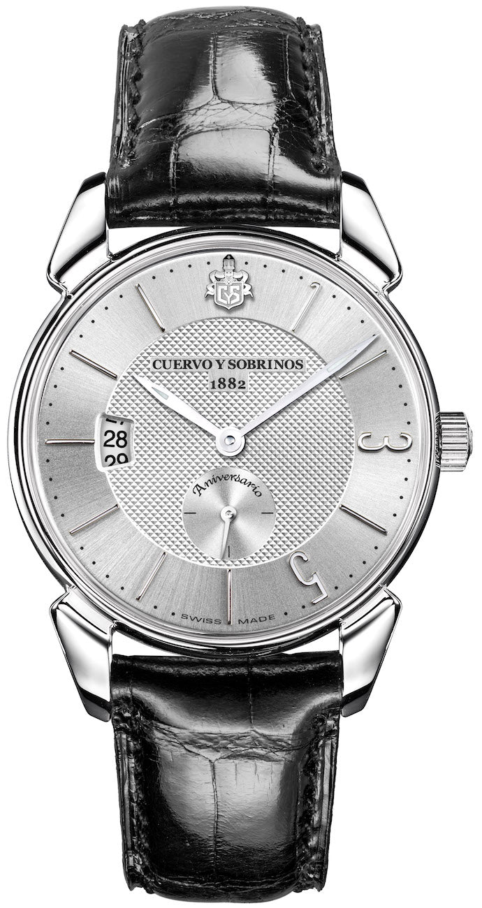 Cuervo y Sobrinos Watch Historiador Pequenos Segundos 3191.1A135