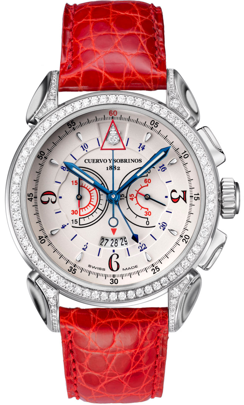 Cuervo y Sobrinos Watch Historiador Vuelo Chrono 3201.1I-S1-L