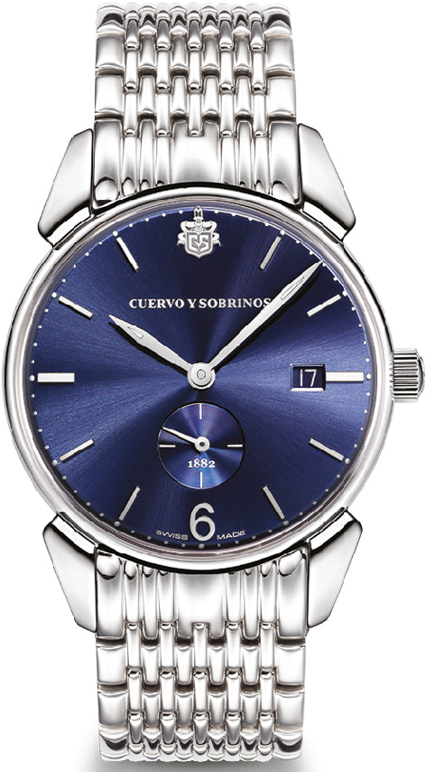 Cuervo y Sobrinos Watch Historiador Pequenos Segundos 3191B.1BS