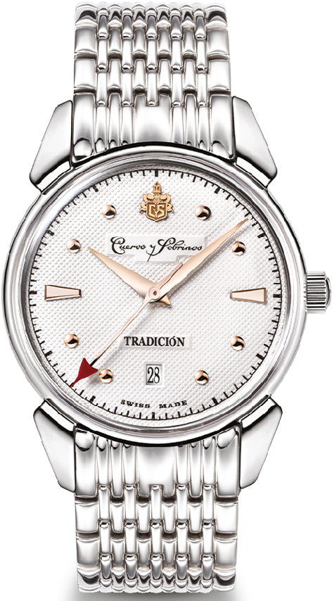 Cuervo y Sobrinos Watch Historiador Tradition 3195B.1TR.S