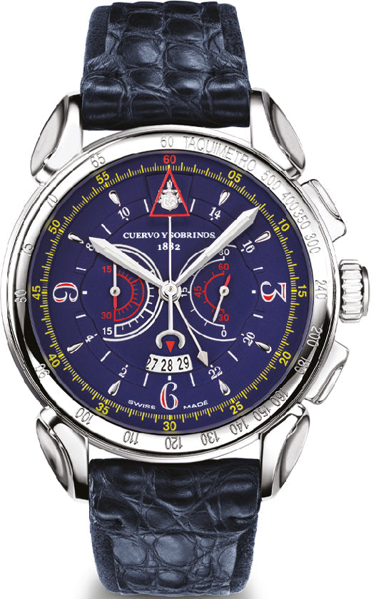 Cuervo y Sobrinos Watch Vuelo Chrono 3201.1B