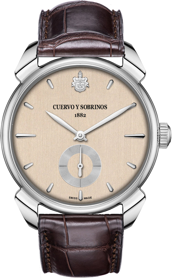 Cuervo y Sobrinos Historiador Asturias Pequenos Segundos Watch 3102.1LE